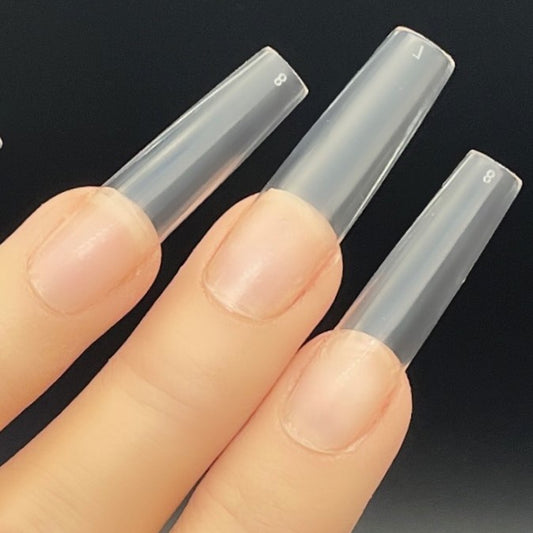 Extra Long Square Full Cover Nail Tips
